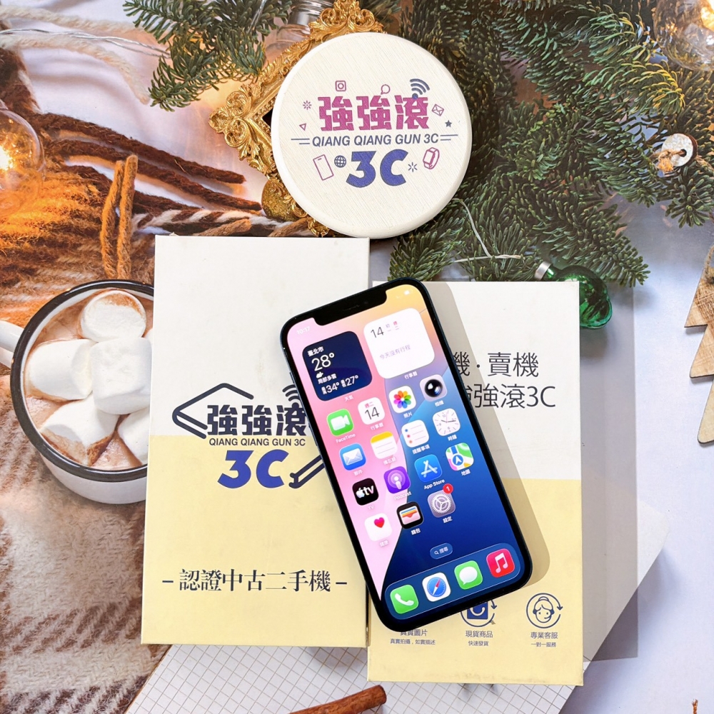 善化-二手 iPhone12 64G 藍色 #80141（店家保固90天）