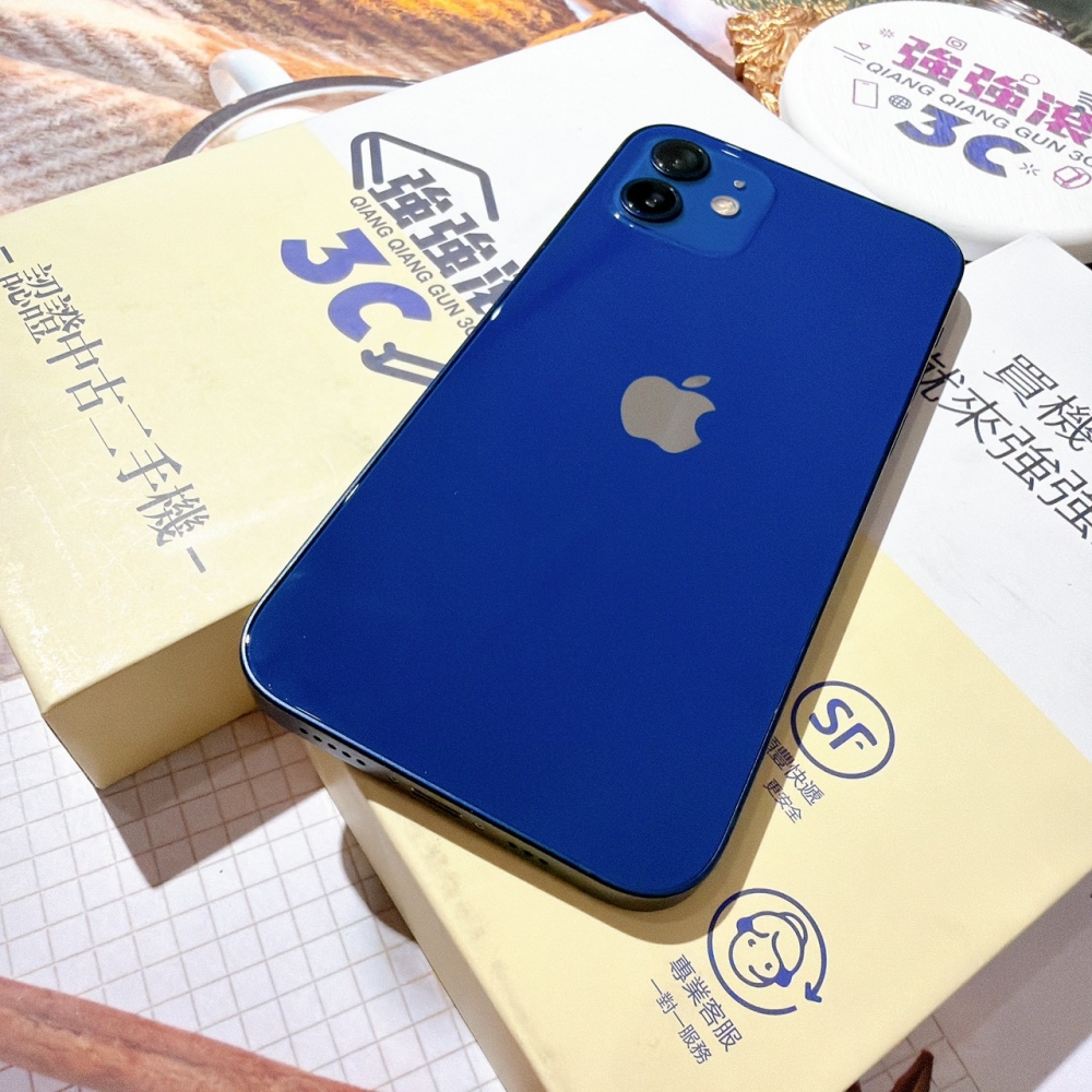 善化-二手 iPhone12 64G 藍色 #80141（店家保固90天）