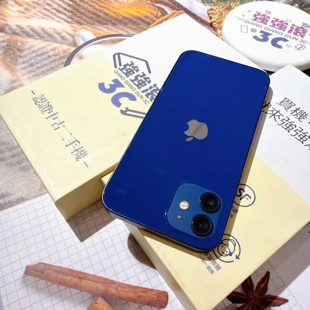 善化-二手 iPhone12 64G 藍色 #80141（店家保固90天）