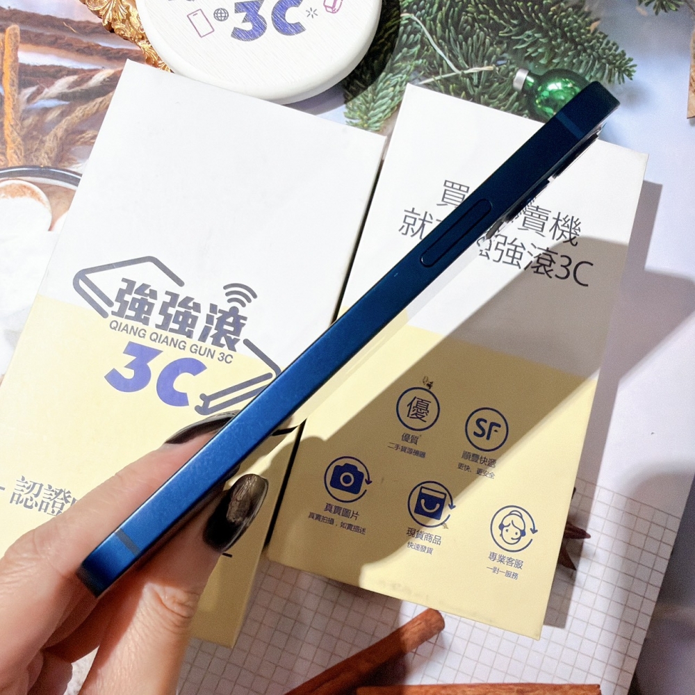 善化-二手 iPhone12 64G 藍色 #80141（店家保固90天）