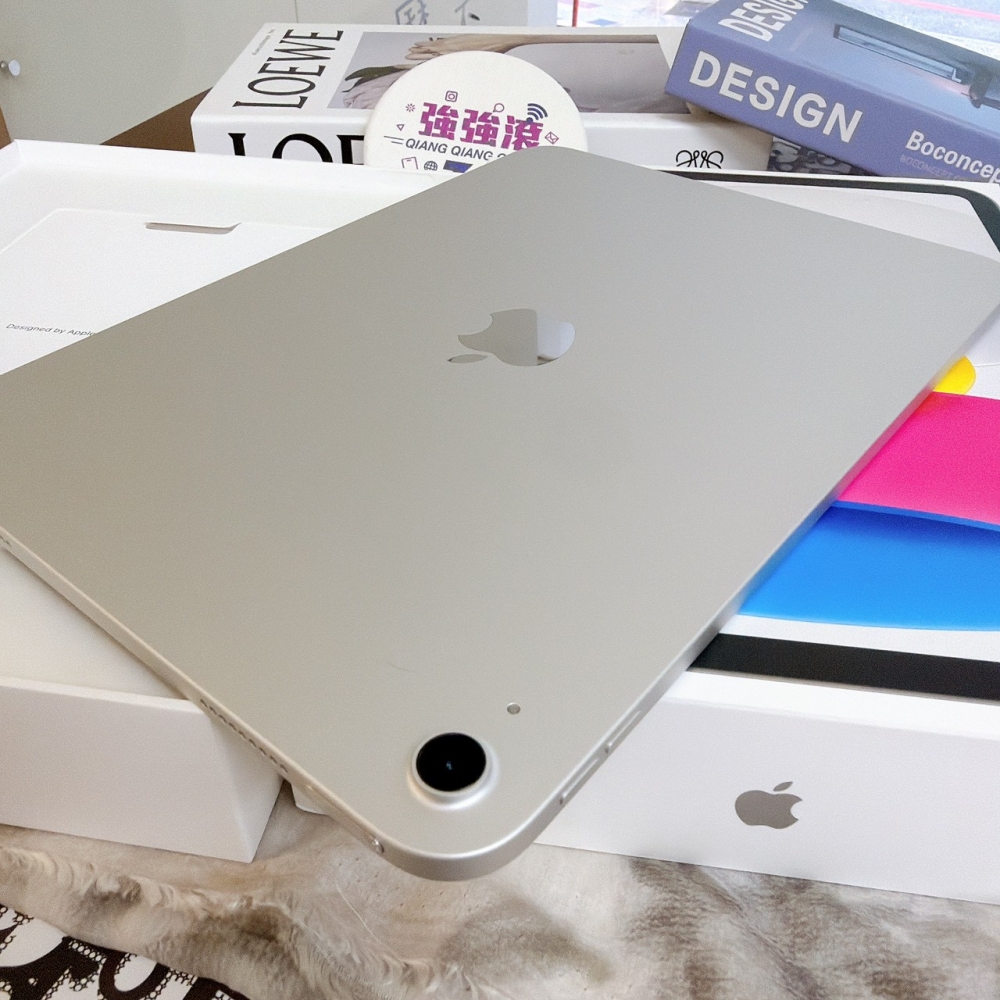鹽行-二手 ipad a16-128G wifi 銀色#443FK（原廠保固）