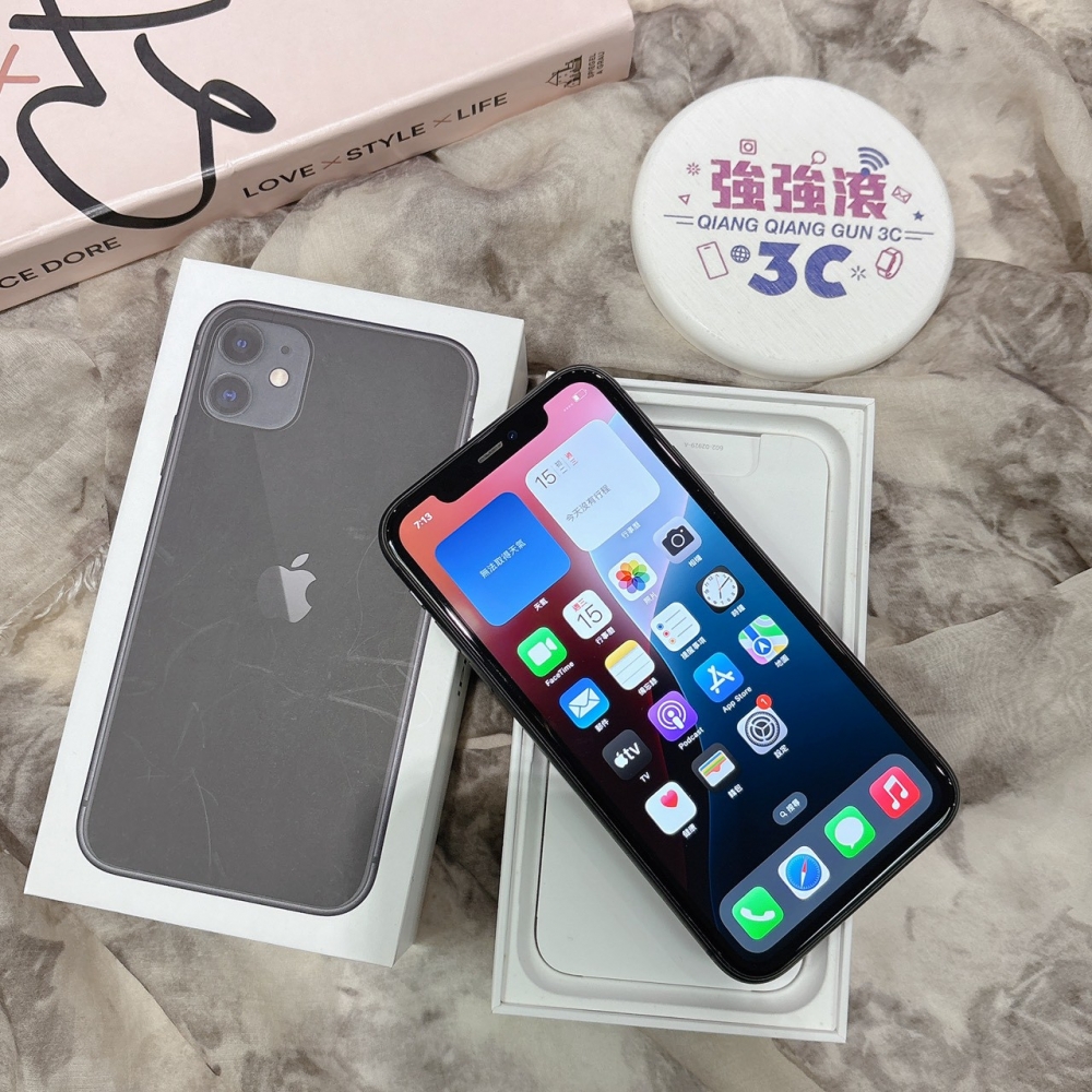 二手 iPhone11 64G 黑色*49254(店家保固)
