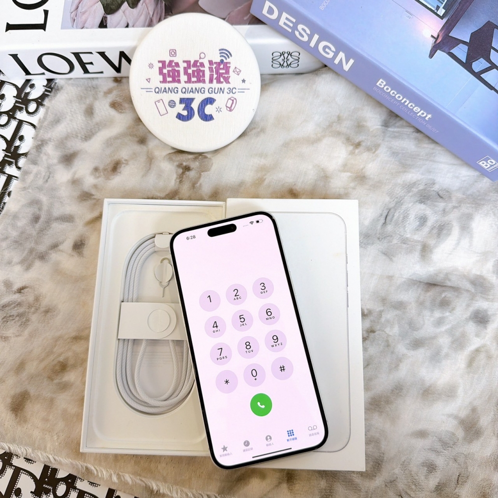 善化-二手 iPhone16 PLUS 256G 白色 #28212(店家保固365天)