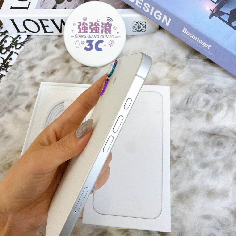 善化-二手 iPhone16 PLUS 256G 白色 #28212(店家保固365天)
