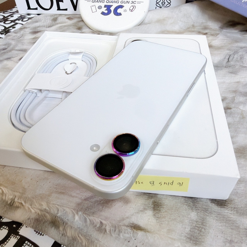 善化-二手 iPhone16 PLUS 256G 白色 #28212(店家保固365天)