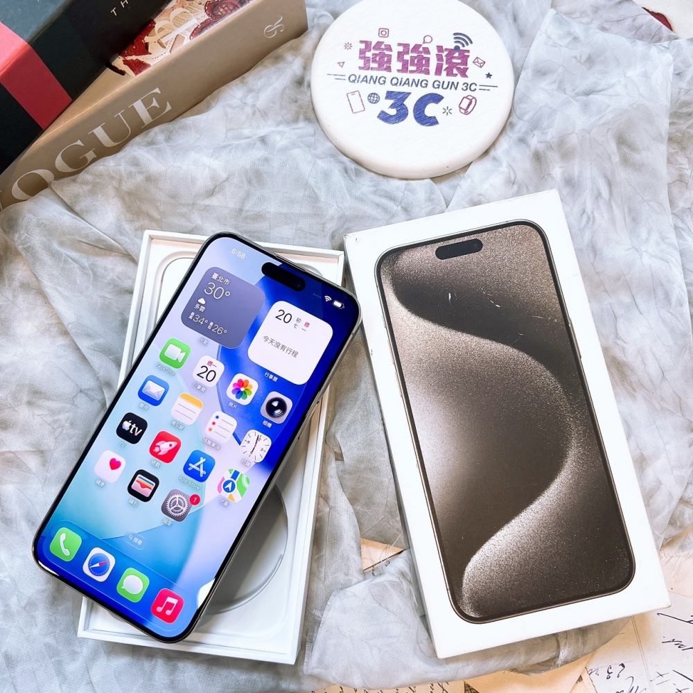 二手 iPhone15Promax 512G 原色*22974(店家保固)