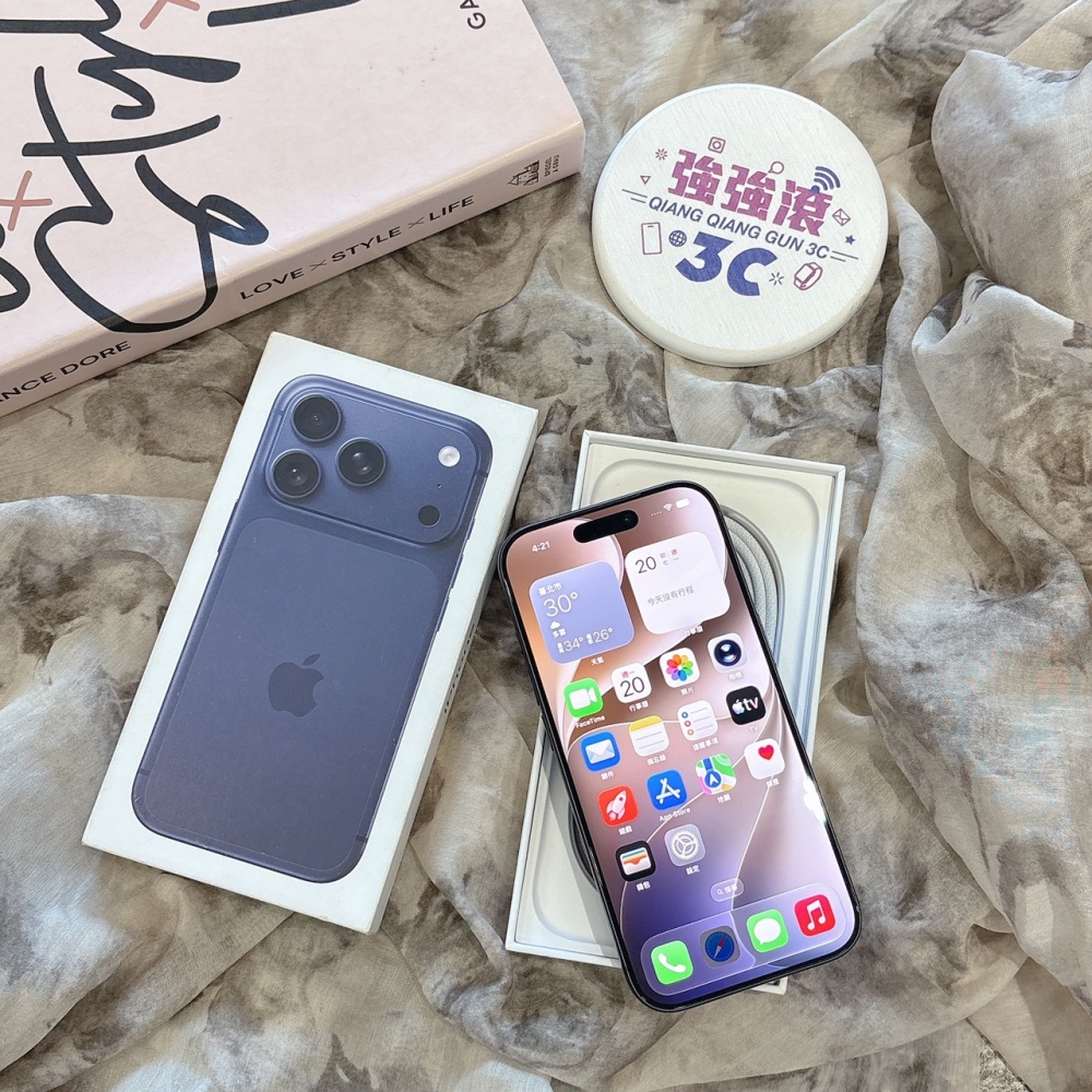 二手 iPhone17Pro 256G 藍色*93578(原廠保固)