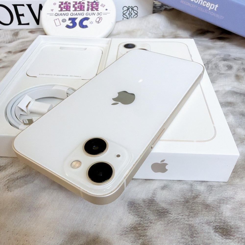 鹽行-二手 13 - 128G 白色#97792(店家保固365天)