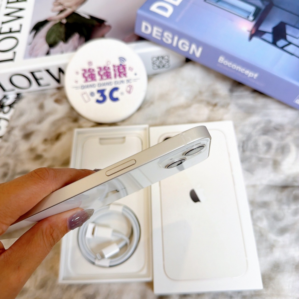鹽行-二手 13 - 128G 白色#97792(店家保固365天)