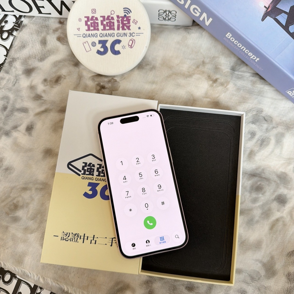 鹽行-二手 15 - 128G 粉色#43719(店家保固365天)