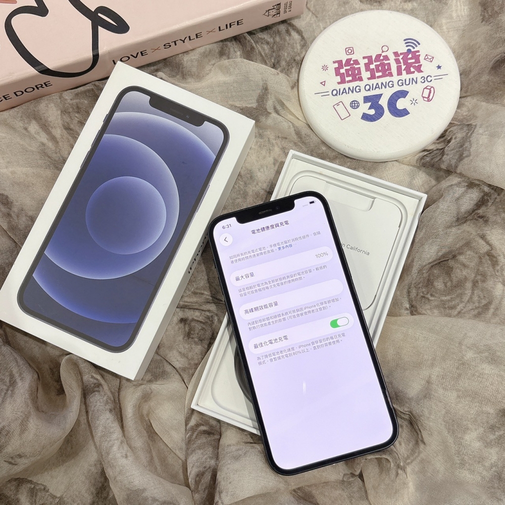 二手 iPhone12 128G 黑色*16740(店家保固)