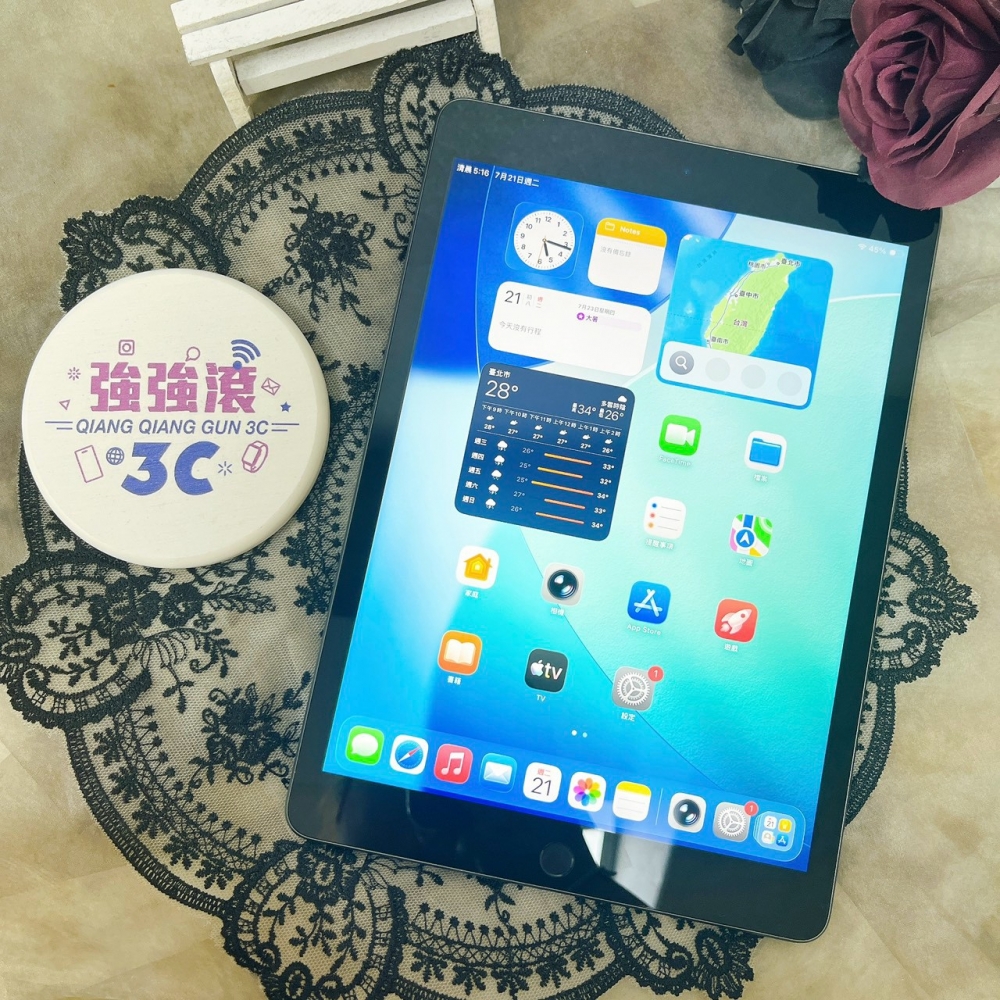 佳里-二手ipad 9 64G WiFi 灰色#3FRWV(店家保30天)