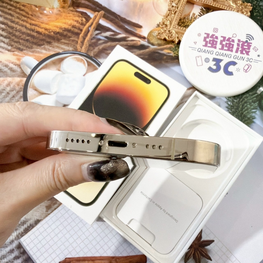 善化-二手 iPhone14 PRO  128G 金色 #05975（店家保固365天）