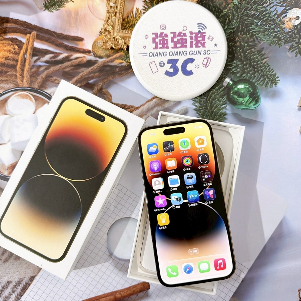 善化-二手 iPhone14 PRO  128G 金色 #05975（店家保固365天）