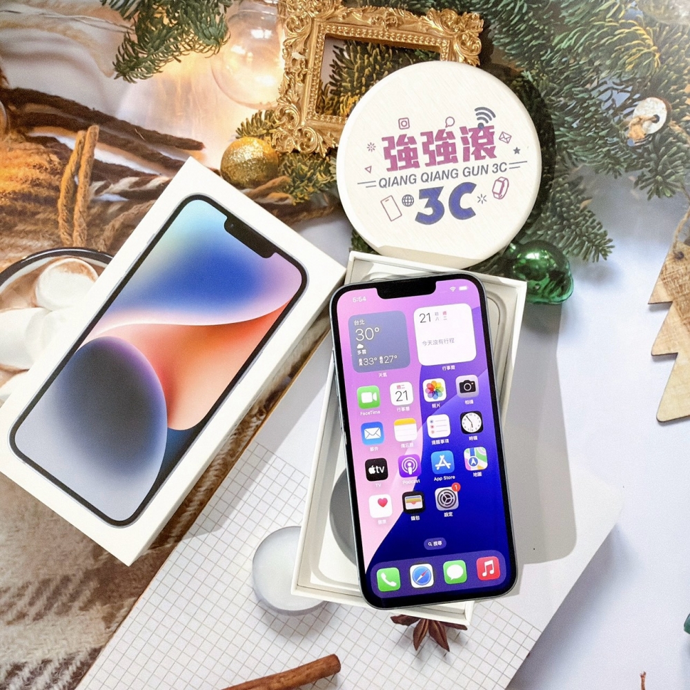 善化-二手 iPhone14  128G 藍色 #14627（店家保固365天）
