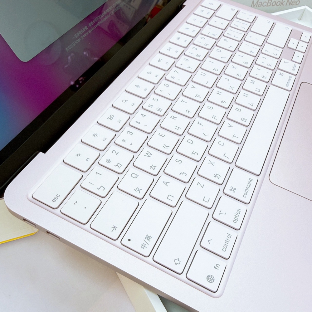 歸仁-Macbook neo 13吋 A18 pro 256G 粉色*L4X1W（原廠保內）