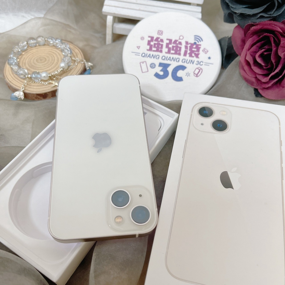 佳里-二手 iPhone13 128G 白色 #19673(店家保固365天)