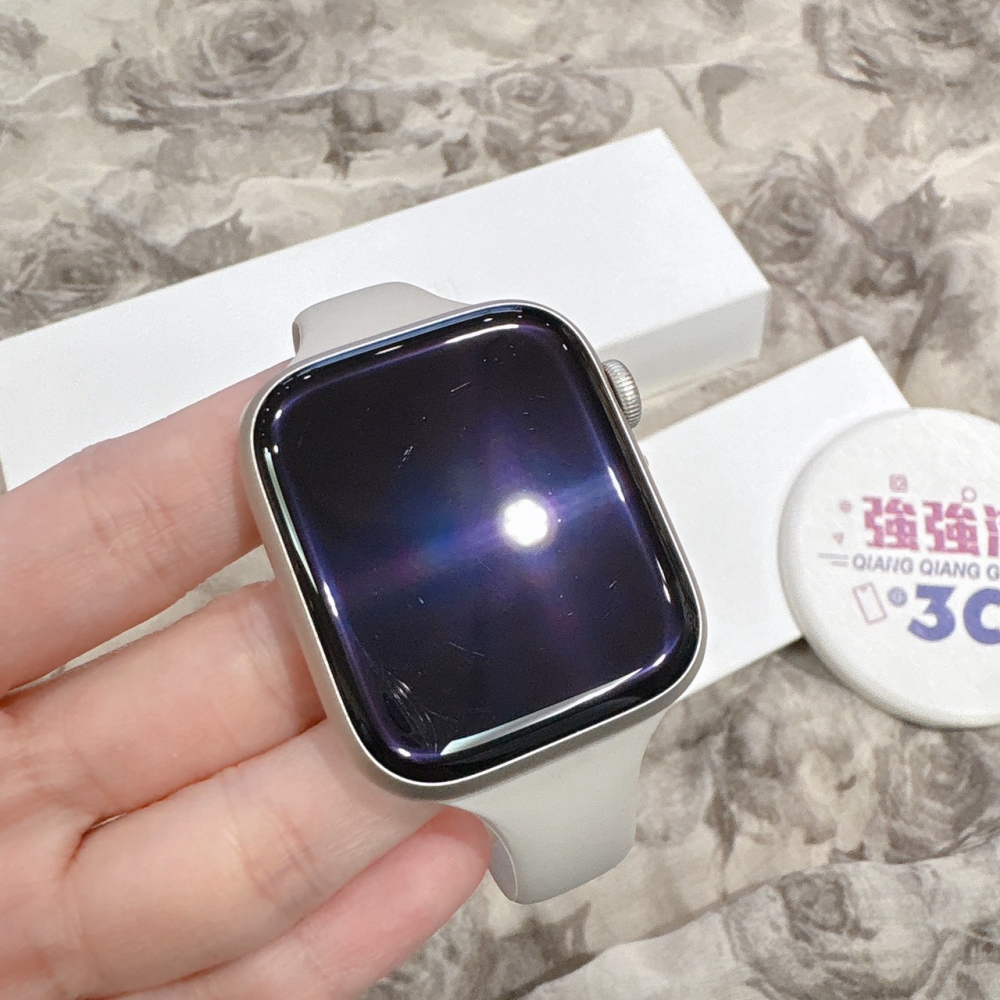 二手 APPLE Watch S9 45mm 星光色*P40CH(店家保固)