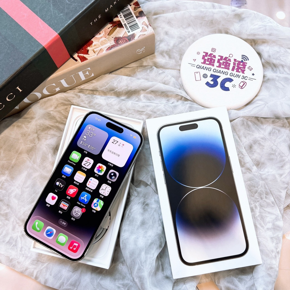 二手 iPhone14Pro 128G 銀色*27015（店家保固）