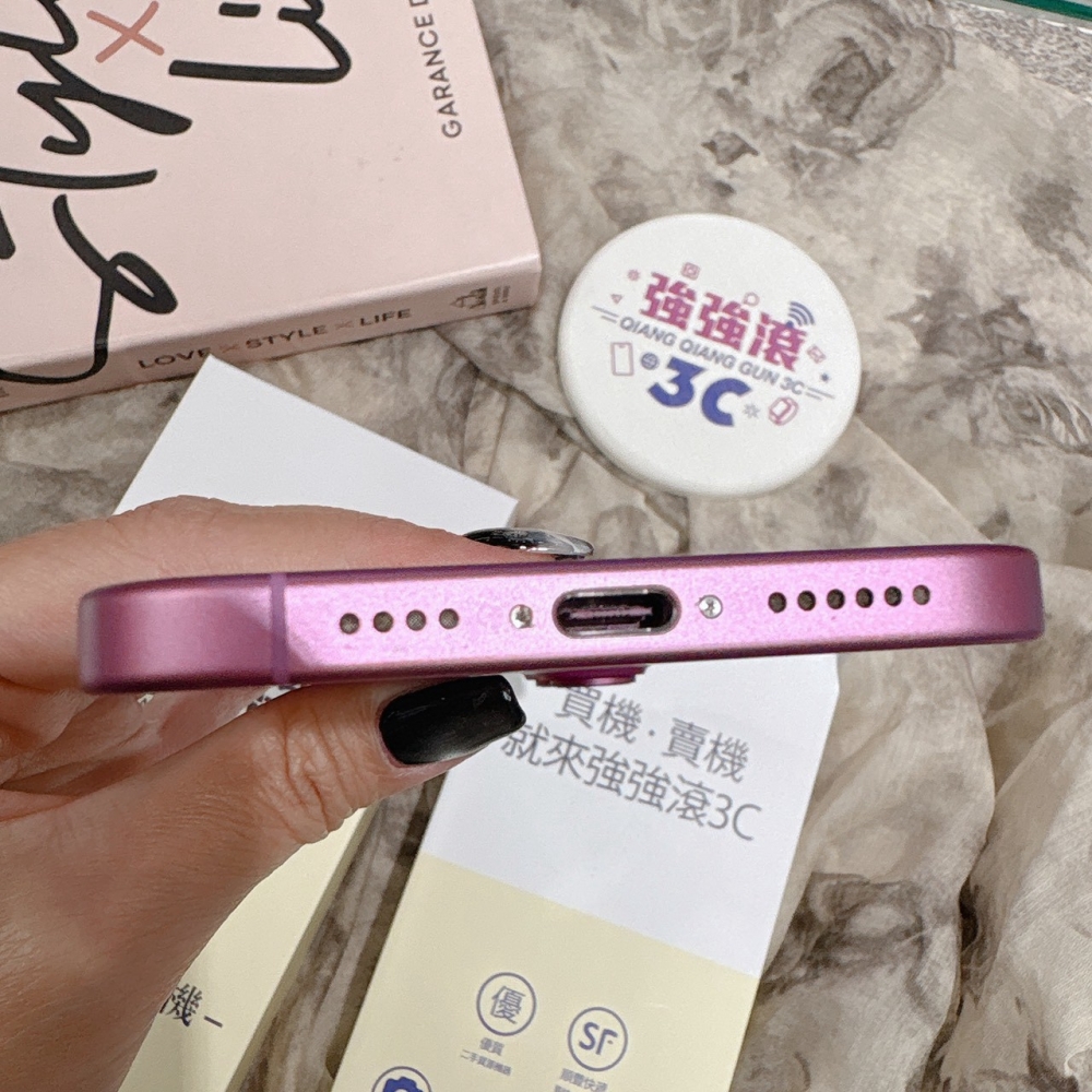 二手 iPhone16Plus 128G 粉色*14347（店家保固）