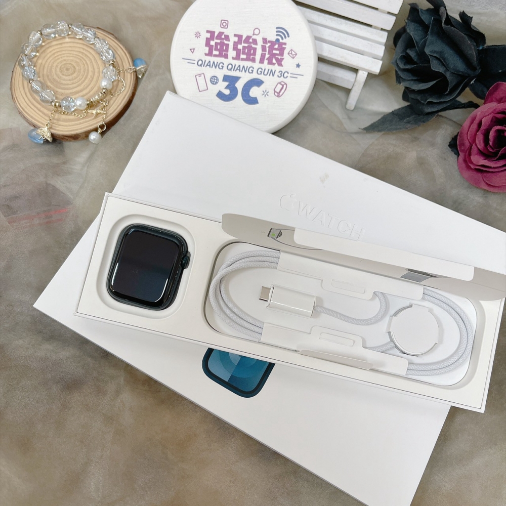 佳里-二手APPLE Watch S9 45mm 黑色#9X3X0（店家保固）