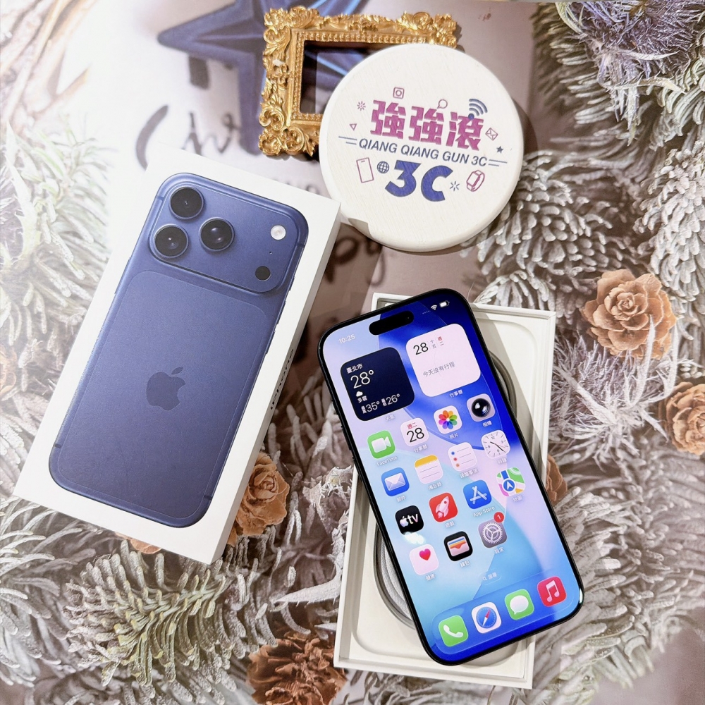 善化-二手iPhone17 PRO 256G 藍色 #46982（原廠保固）