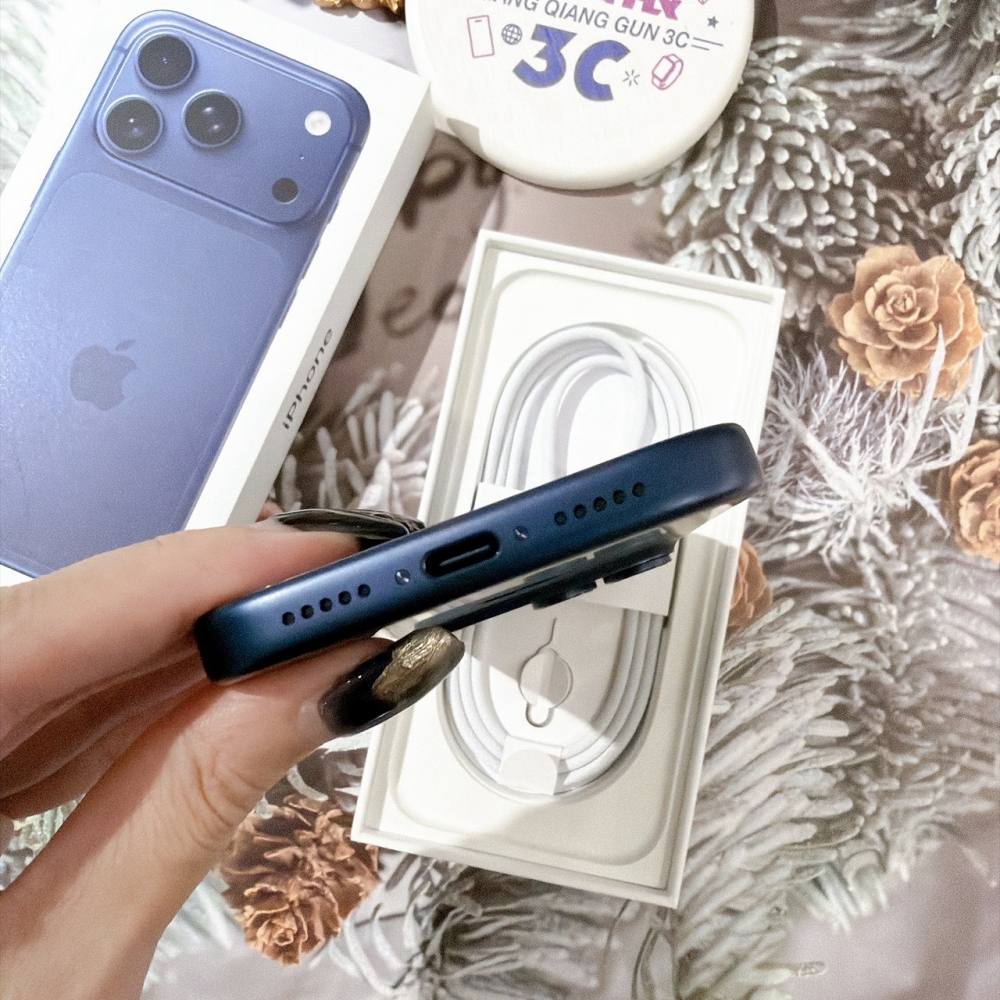 善化-二手iPhone17 PRO 256G 藍色 #46982（原廠保固）