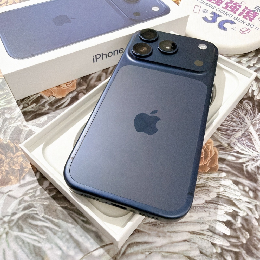 善化-二手iPhone17 PRO 256G 藍色 #46982（原廠保固）