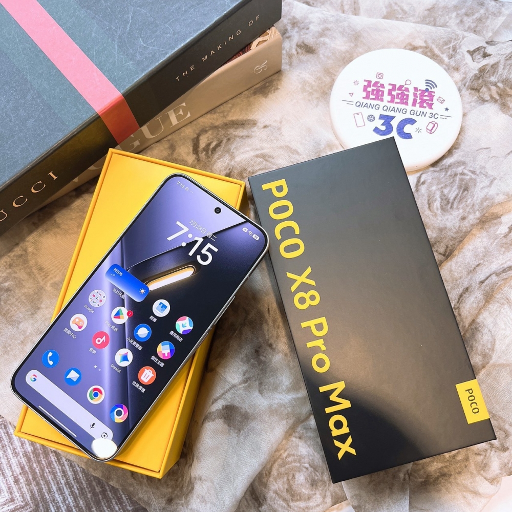 善化-二手 POCO X8 PRO MAX 12+256G 白色*97822（原廠保固）