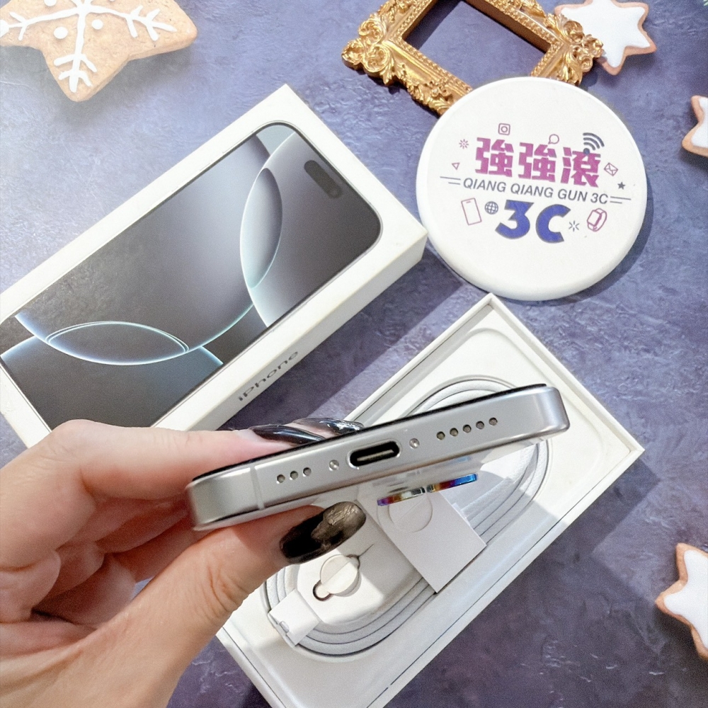 善化-二手 iPhone16 Pro 128G 白色 #88749(店家保固365天)