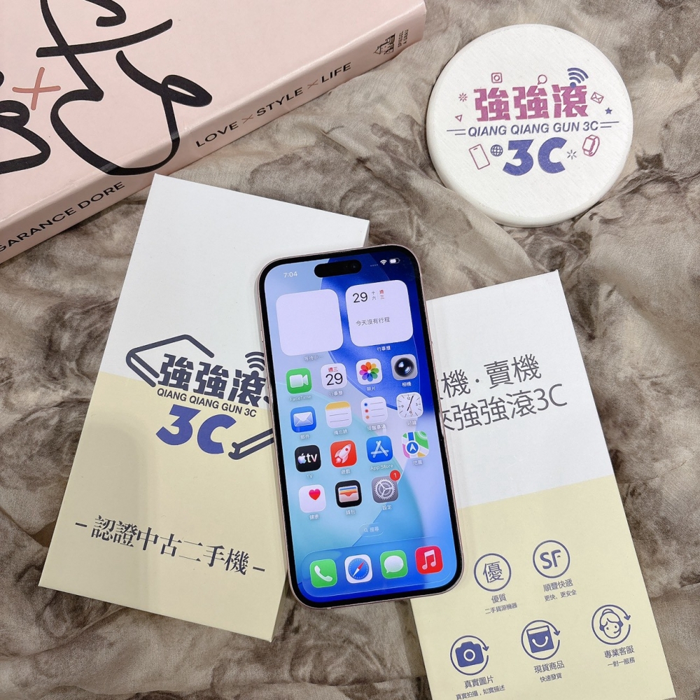 二手 iPhone15 256G 粉色*32615（店家保固）