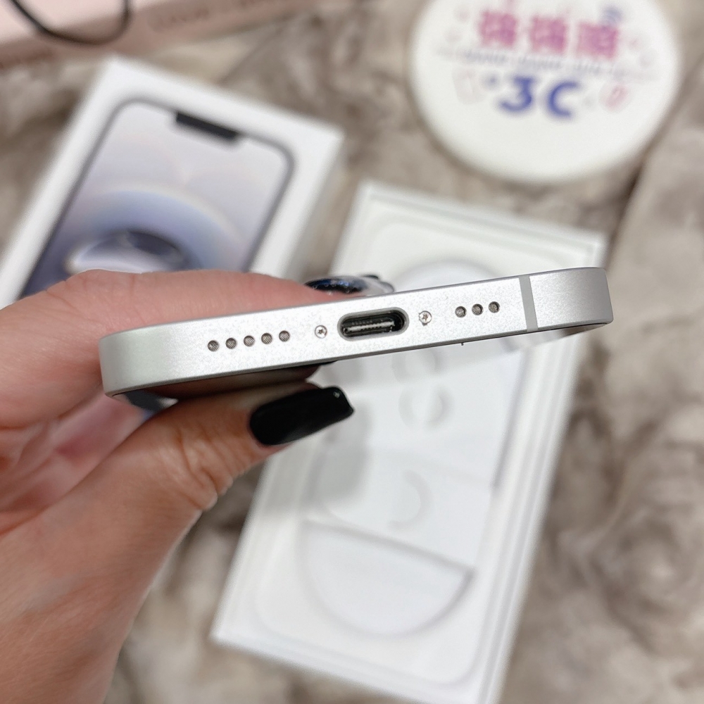二手 iPhone16E 128G 白色*50689(店家保固)