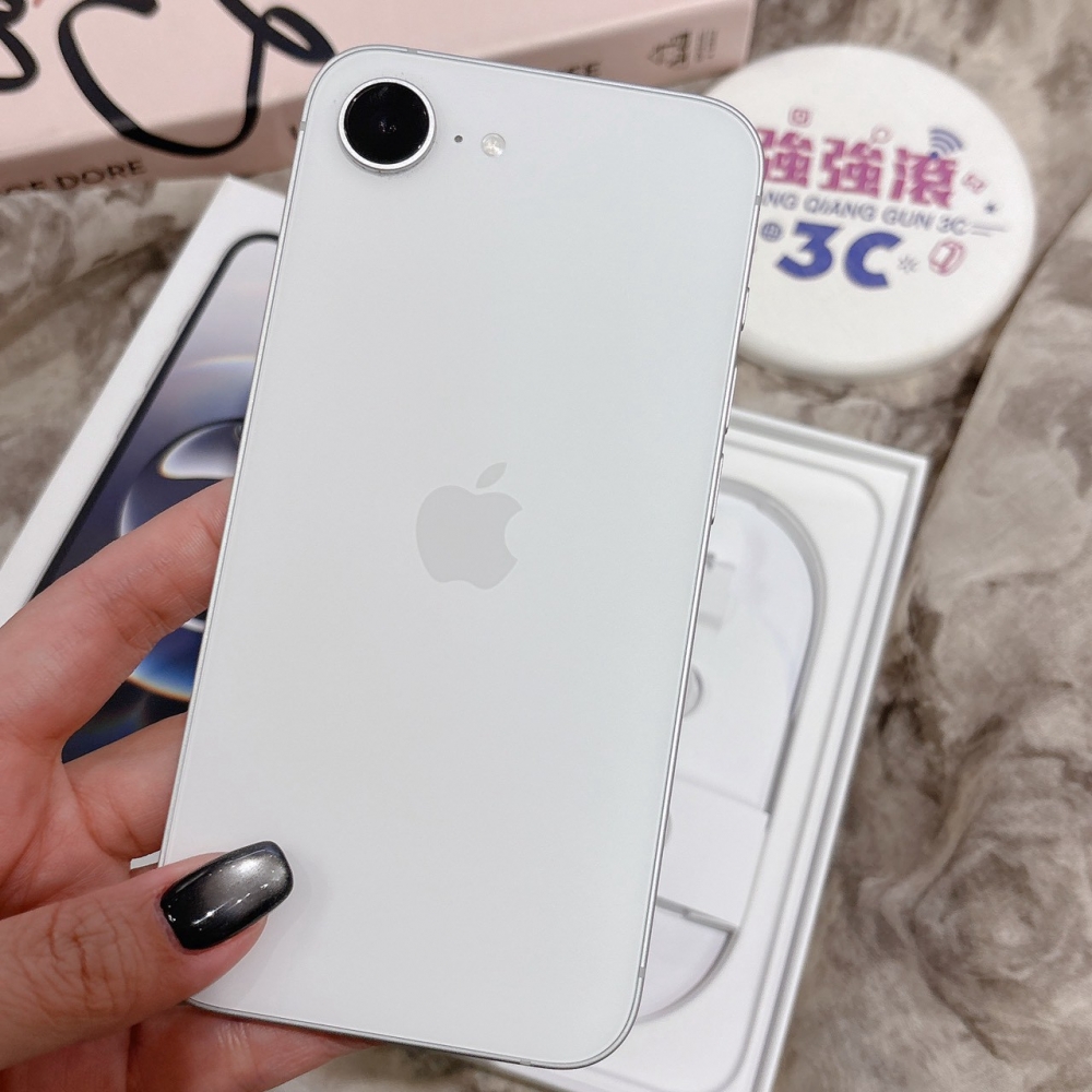 二手 iPhone16E 128G 白色*50689(店家保固)