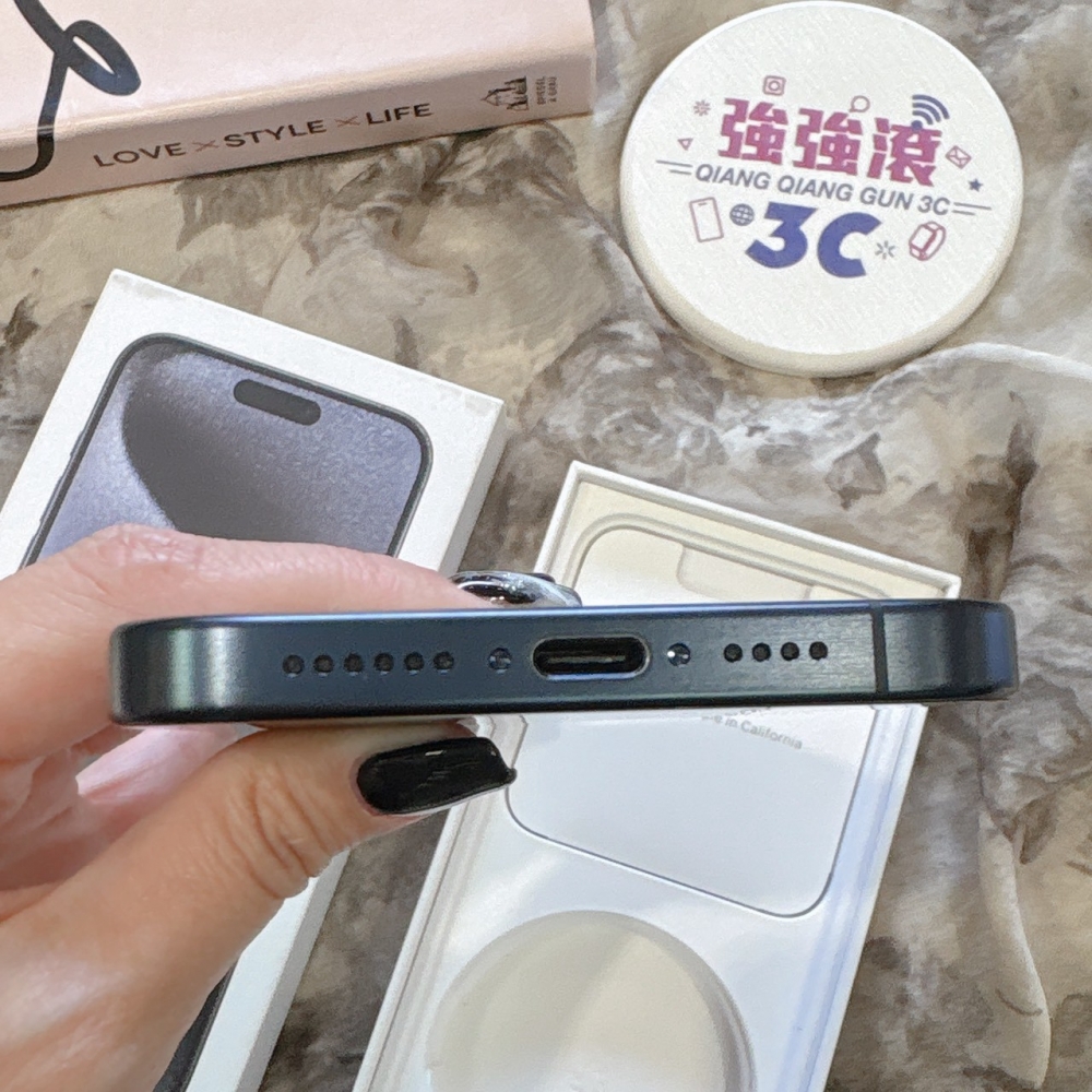 二手 iPhone15 ProMax 512G 藍色*16545(店家保固)
