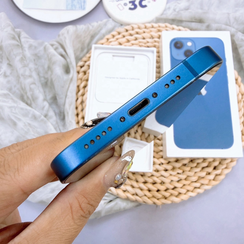 二手 iPhone 13 256G 藍色*56471 (店家保固365天)