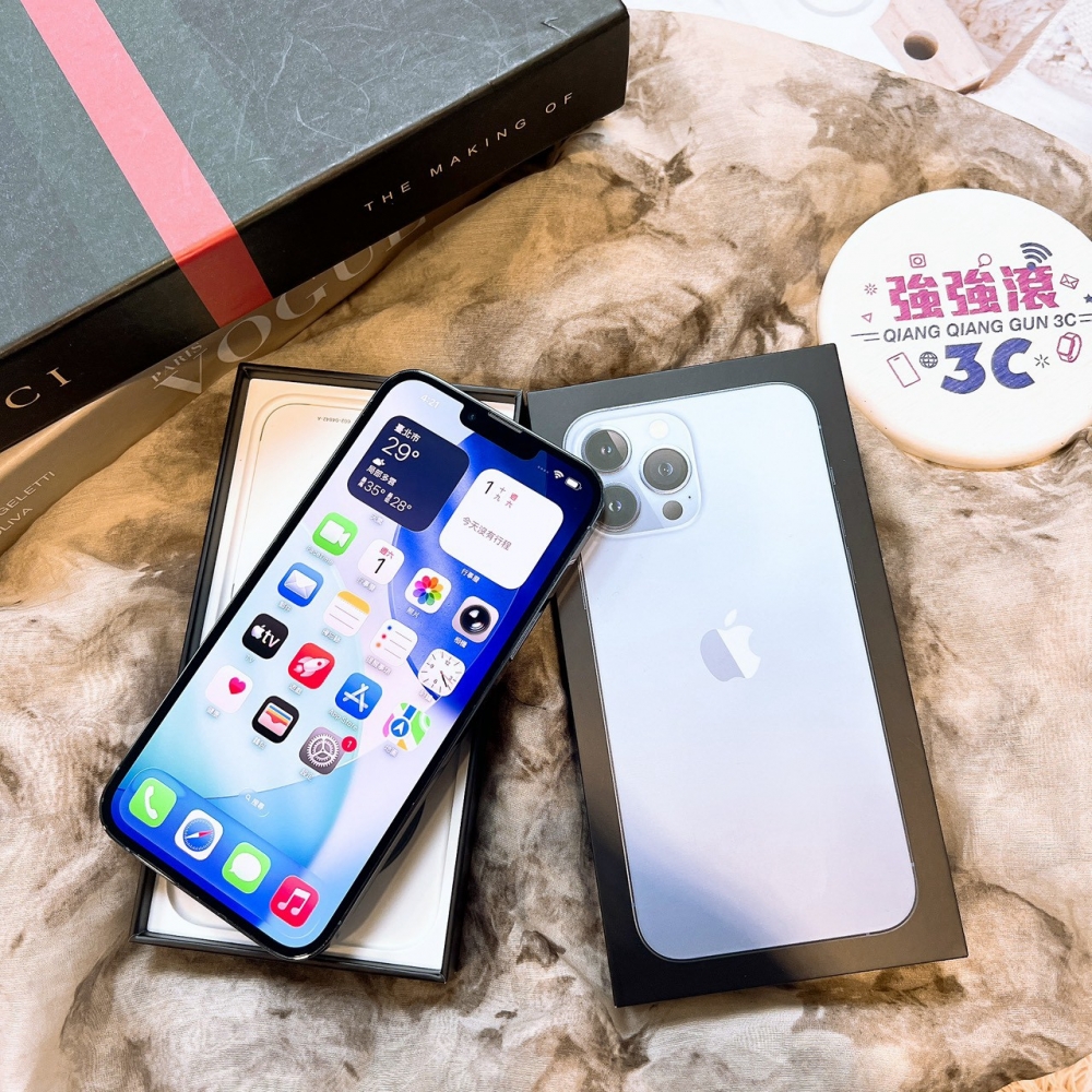 二手 iPhone13Promax 128G 藍色*24201(店家保固)
