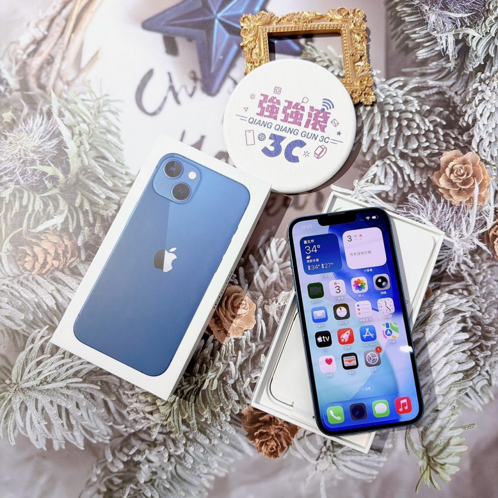 善化-二手 iPhone13  128G 藍色 #80824（店家保固365天）