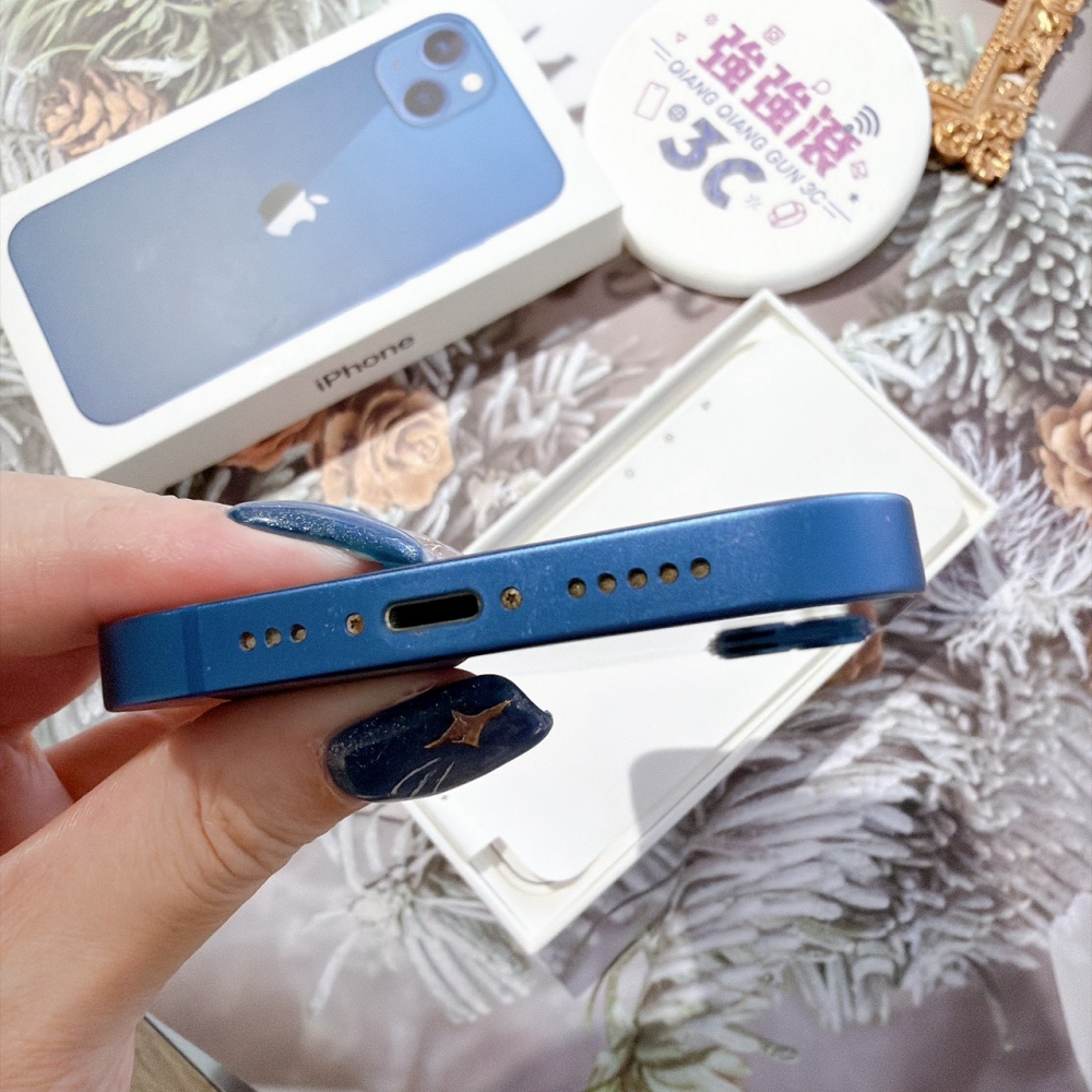 善化-二手 iPhone13  128G 藍色 #80824（店家保固365天）