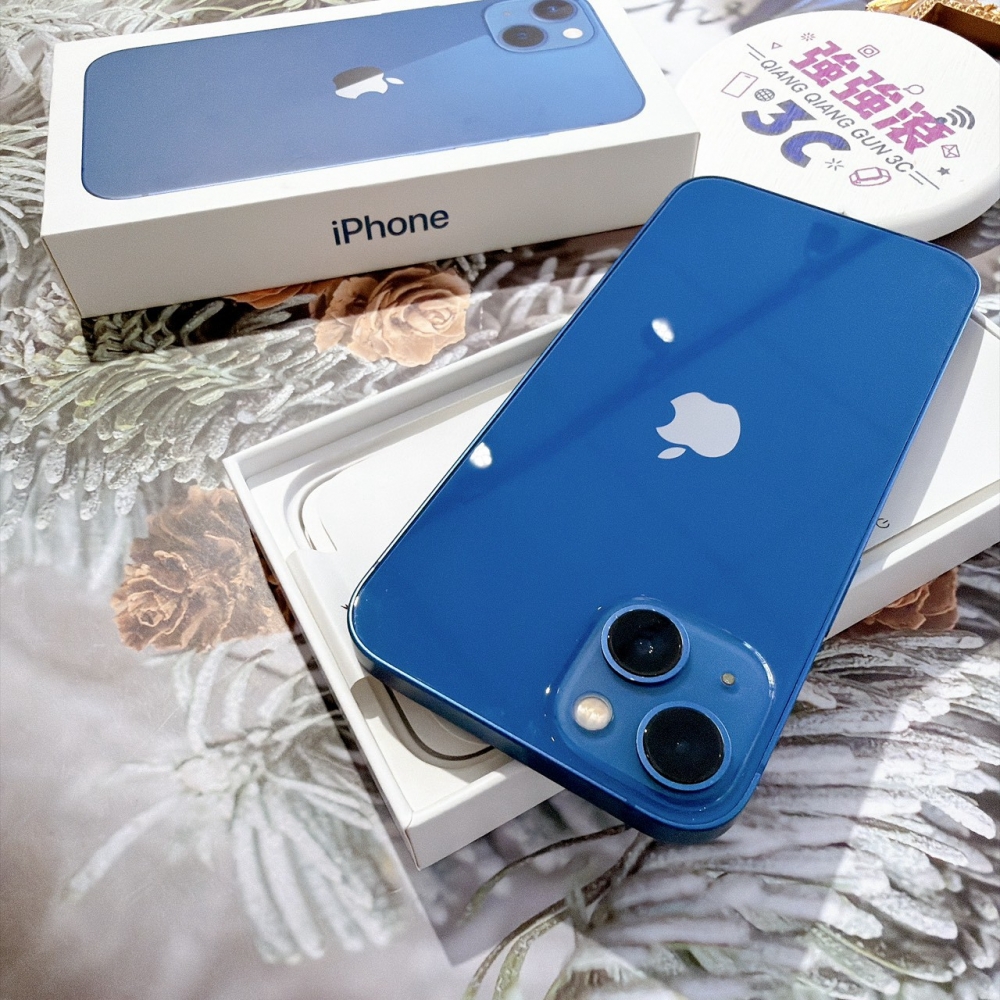 善化-二手 iPhone13  128G 藍色 #80824（店家保固365天）