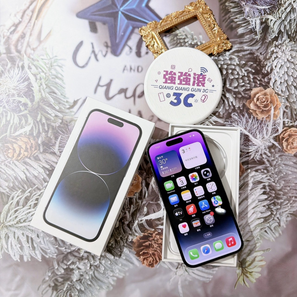 善化-二手 iPhone14 PRO 128G 紫色 #62001（店家保固365天）