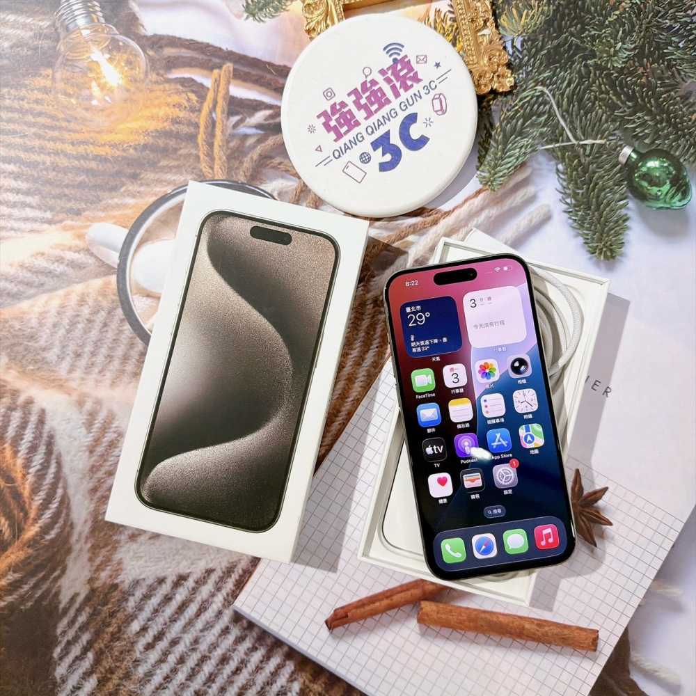 善化-二手 iPhone15 PRO 256G 原色 #46975(店家保固365天)