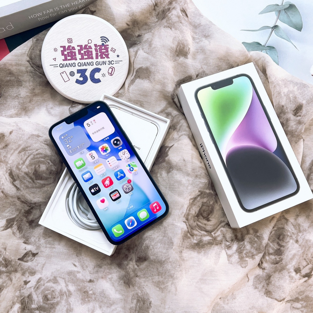 二手 iPhone14 128G 黑色*28315（店家保固）