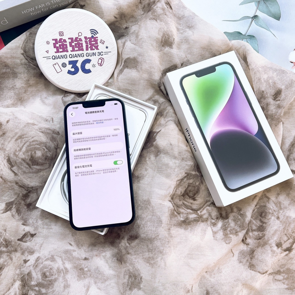 二手 iPhone14 128G 黑色*28315（店家保固）