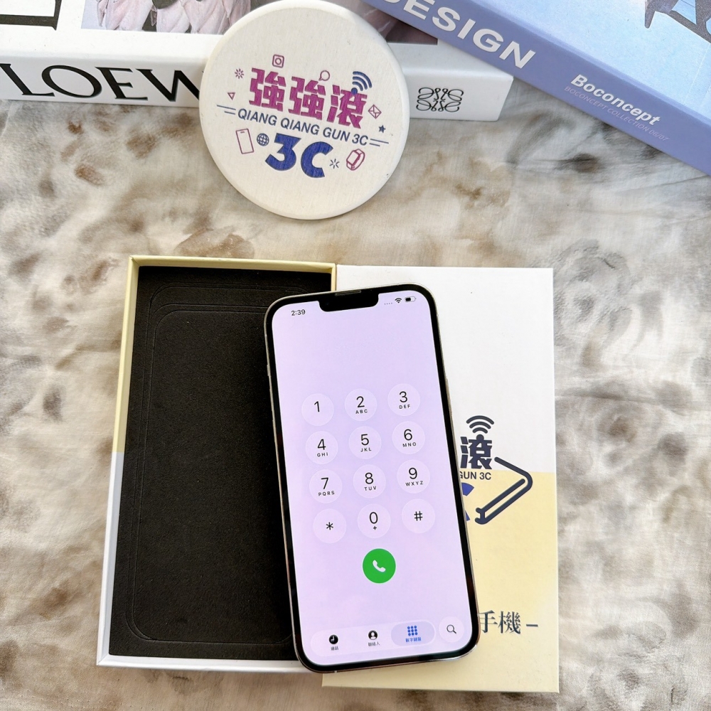 鹽行-二手 iPhone13 pro max 256G 銀色#28801（店家保365天）