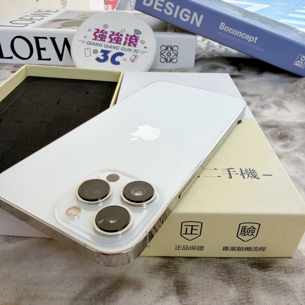 鹽行-二手 iPhone13 pro max 256G 銀色#28801（店家保365天）