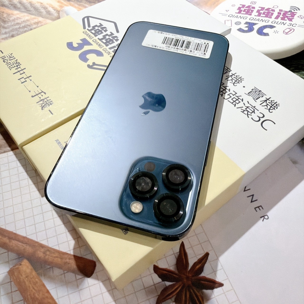 善化-二手 iPhone12 PRO  MAX 128G 藍色 #94494（店家保固90天）