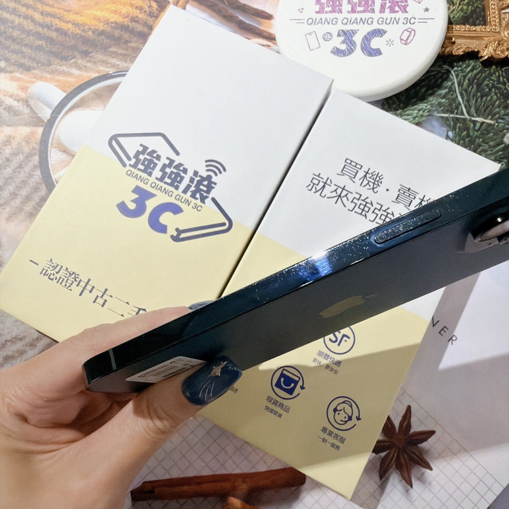 善化-二手 iPhone12 PRO  MAX 128G 藍色 #94494（店家保固90天）