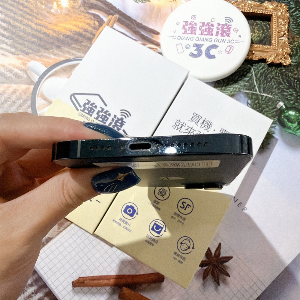 善化-二手 iPhone12 PRO  MAX 128G 藍色 #94494（店家保固90天）