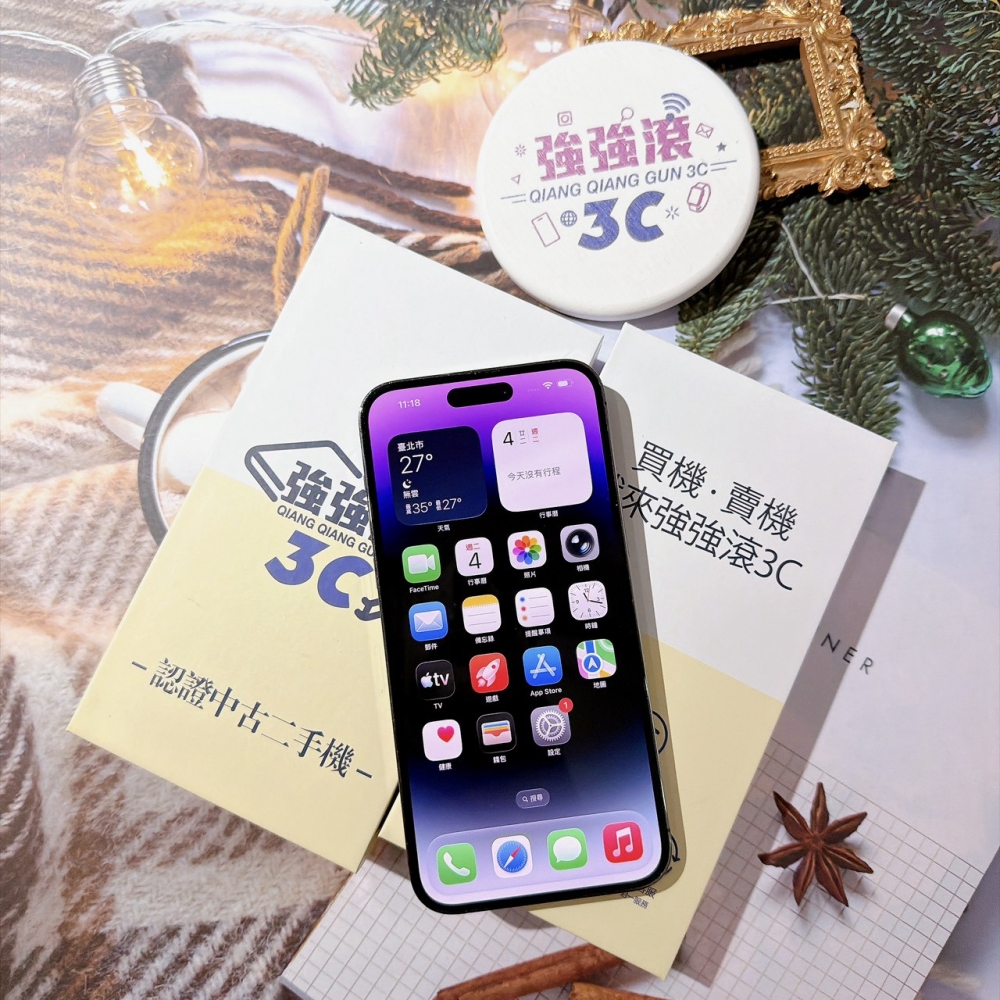 善化-二手 iPhone14 PRO MAX 128G 紫色 #71898（店家保固365天）
