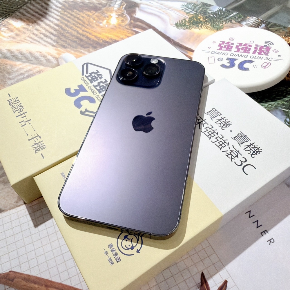 善化-二手 iPhone14 PRO MAX 128G 紫色 #71898（店家保固365天）